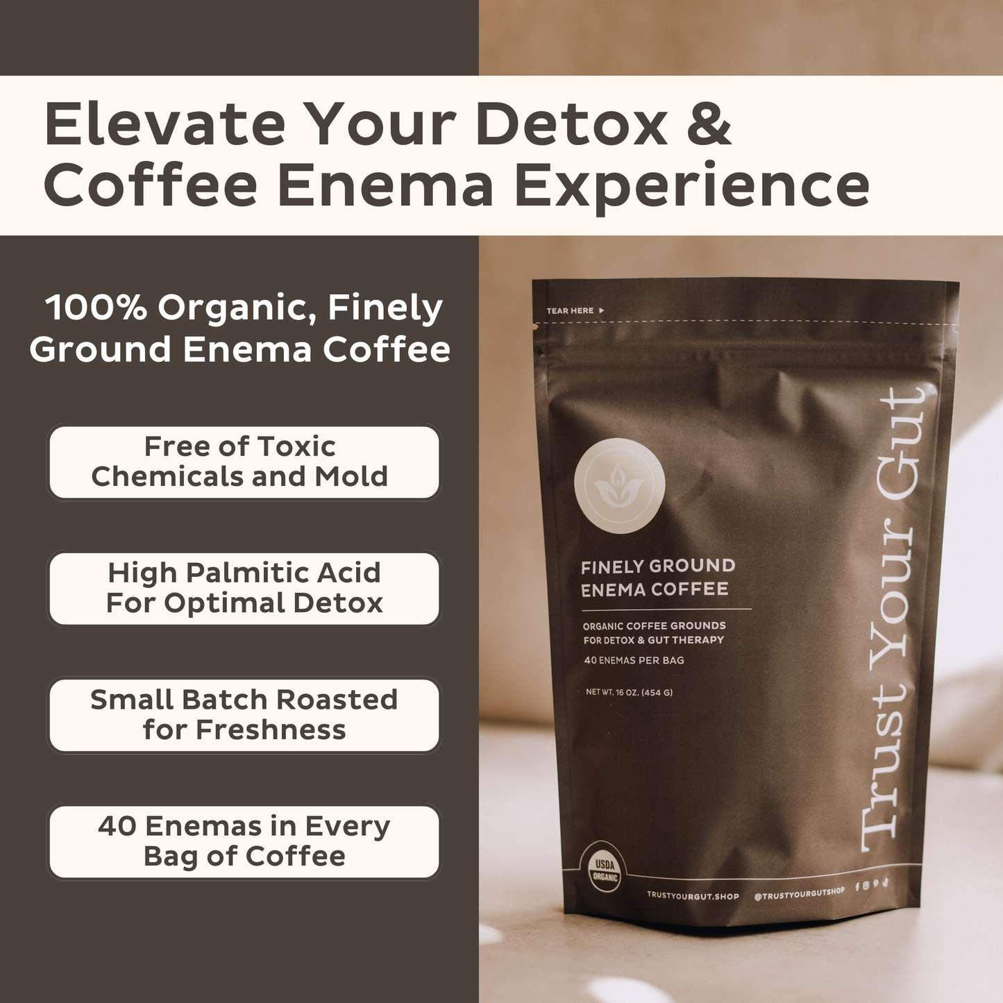 FINELY GROUND ENEMA COFFEE